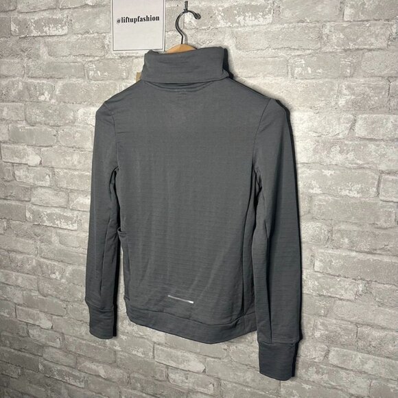 Nike Women's Therma FIT Swift Element Turtleneck Running Top NWT Size XS (Grey) - Picture 10 of 16